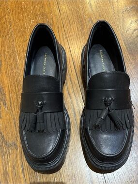 Brand NEW AE Black Tassel Loafers